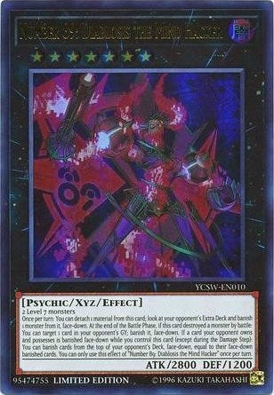 Number 89 Diablosis the Mind Hacker Ultra Rare (YCSW-EN010)