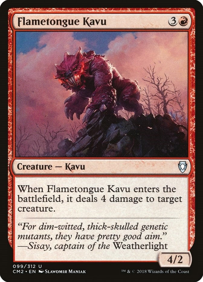 Flametongue Kavu (99) [CM2]
