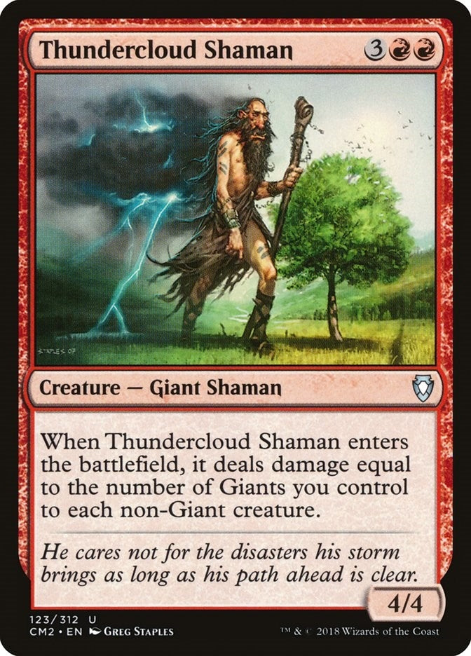 Thundercloud Shaman (123) [CM2]