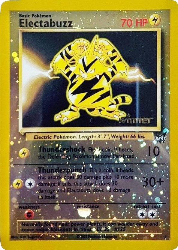 Electabuzz 1 Winner (001/009) [PR]