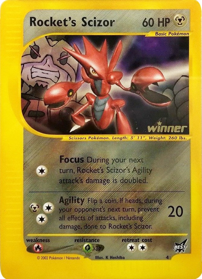 Rockets Scizor 4 Winner (004/009) [PR]