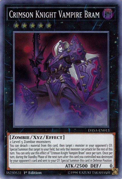 Crimson Knight Vampire Bram (DASA-EN013) [DASA]