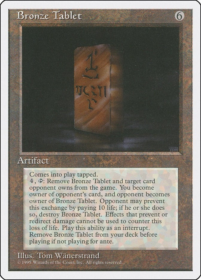 Bronze Tablet [4ED]