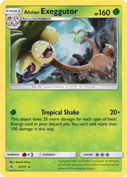 Alolan Exeggutor 2 131 SM Forbidden Light (002/131) [PR]