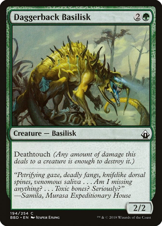 Daggerback Basilisk (194) [BBD]