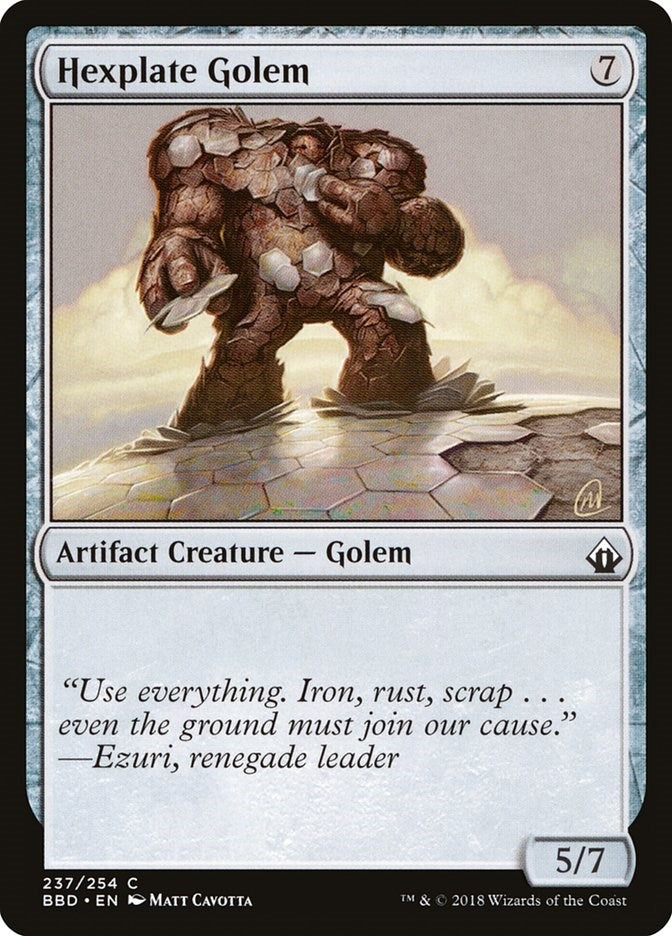 Hexplate Golem (237) [BBD]