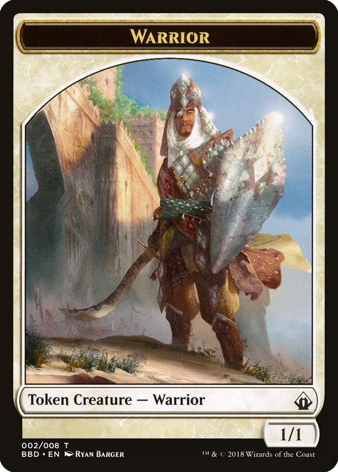 Warrior Token (2) [BBD]