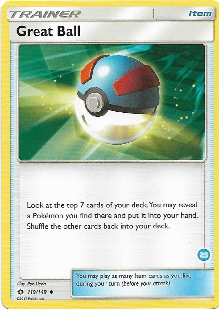 Great Ball 25 Alolan Ninetales Half Deck (119/149) [SMK2]