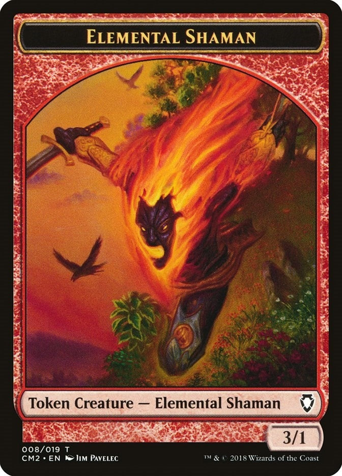 Elemental Shaman Token (8) [CM2]