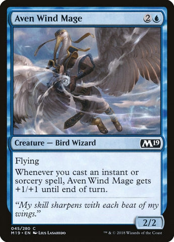 Aven Wind Mage (45) [M19]