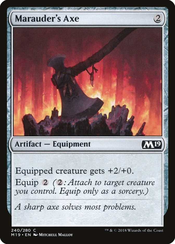 Marauders Axe (240) [M19]