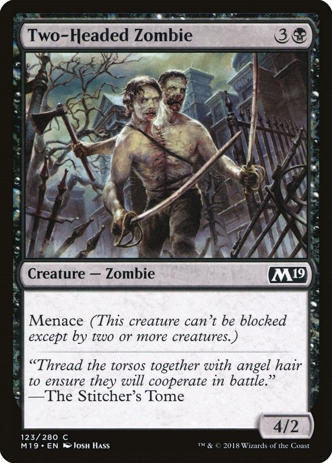 Two Headed Zombie (123) [M19]