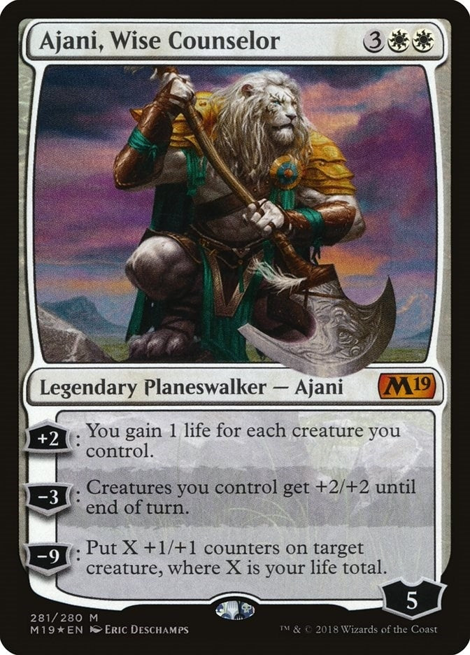 Ajani Wise Counselor (281) [M19]