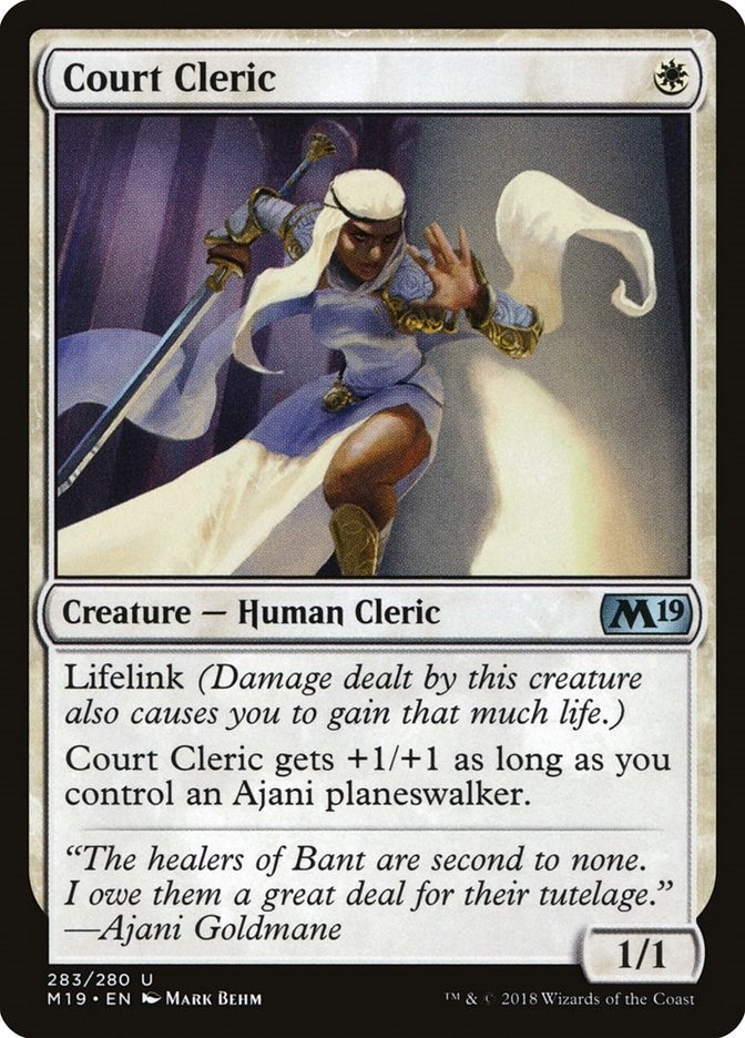 Court Cleric (283) [M19]