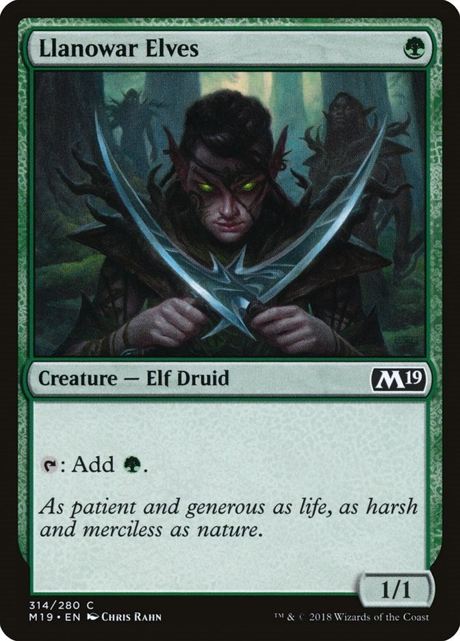 Llanowar Elves (314) [M19]
