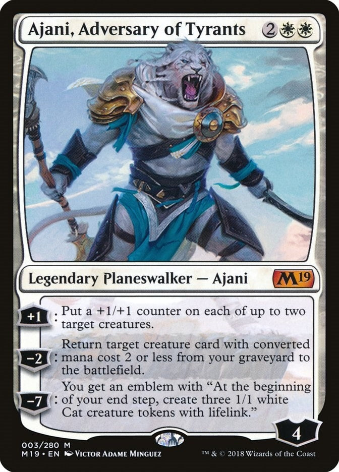Ajani Adversary of Tyrants (3) [M19]