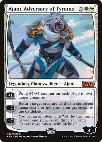 Ajani Adversary of Tyrants (3) [M19]