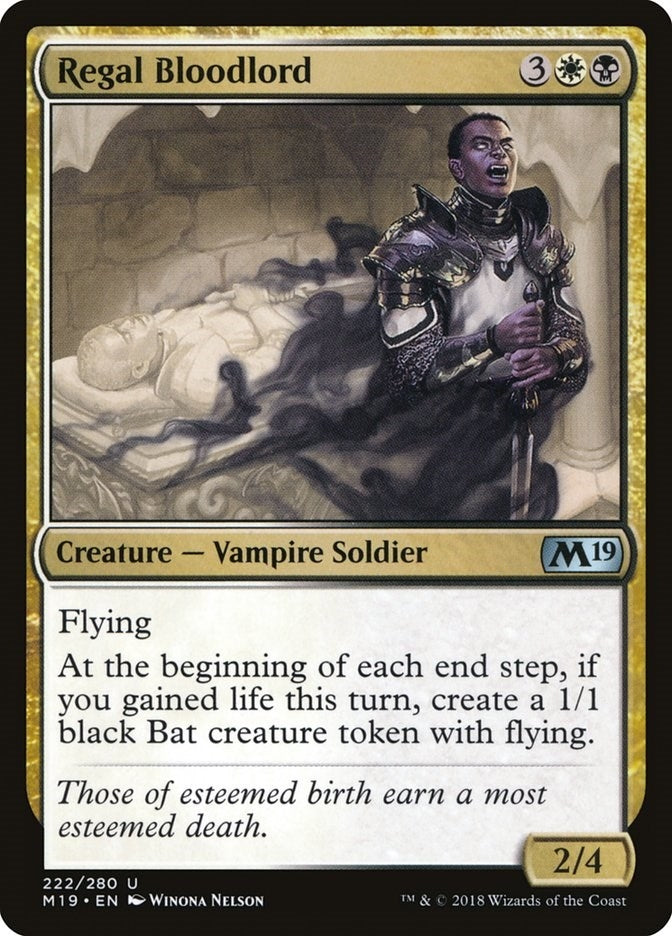 Regal Bloodlord (222) [M19]