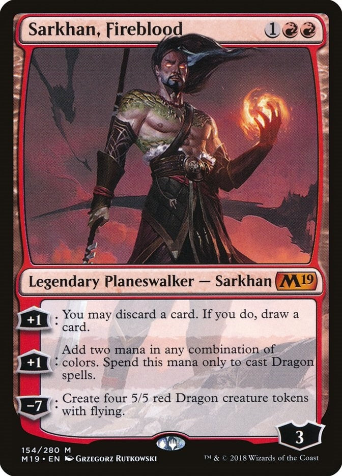 Sarkhan Fireblood (154) [M19]