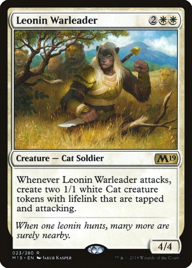 Leonin Warleader (23) [M19]