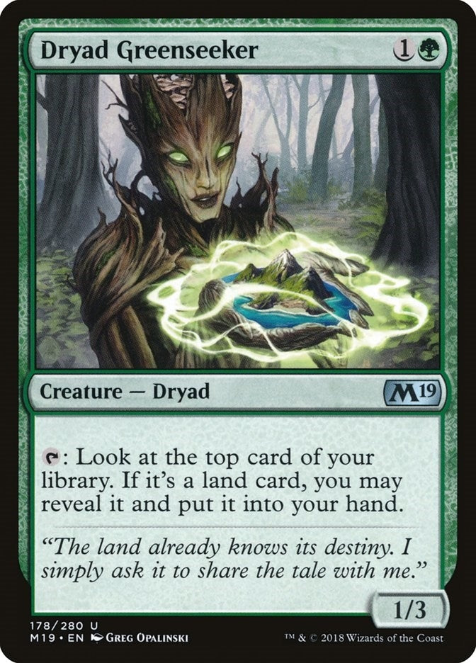 Dryad Greenseeker (178) [M19]