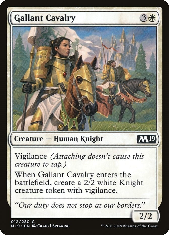 Gallant Cavalry (12) [M19]