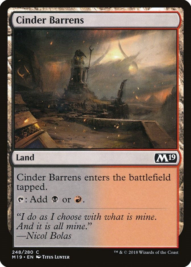 Cinder Barrens (248) [M19]