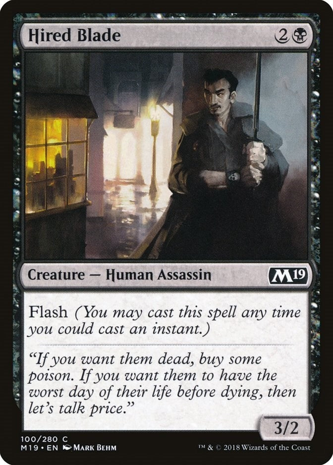 Hired Blade (100) [M19]