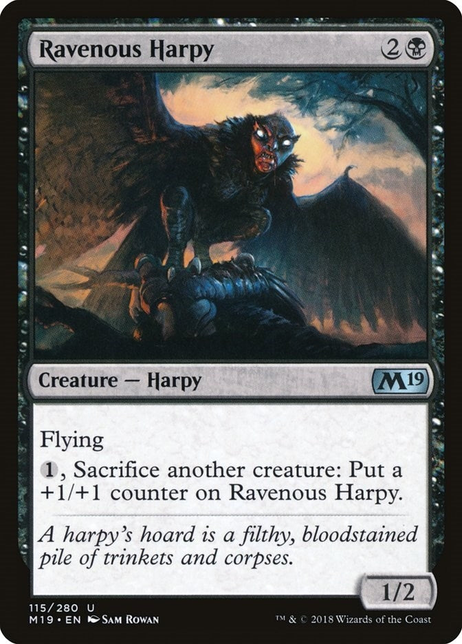 Ravenous Harpy (115) [M19]