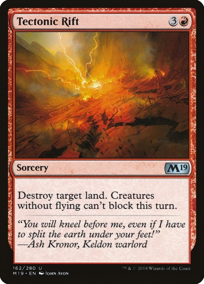 Tectonic Rift (162) [M19]