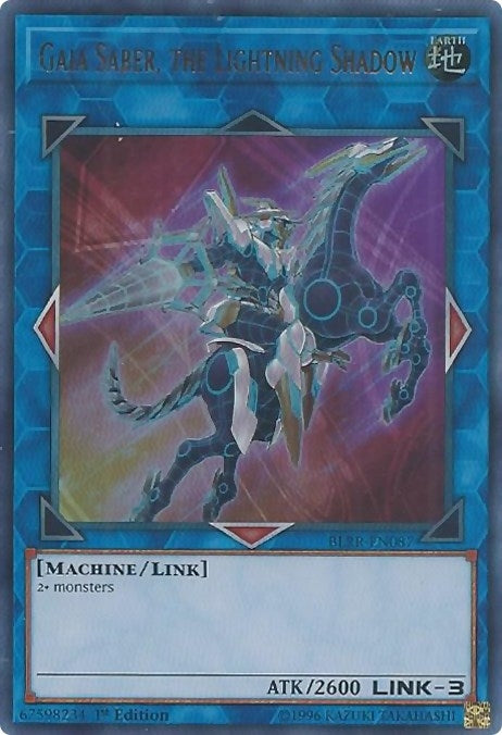 Gaia Saber the Lightning Shadow (BLRR-EN087) [BLRR]