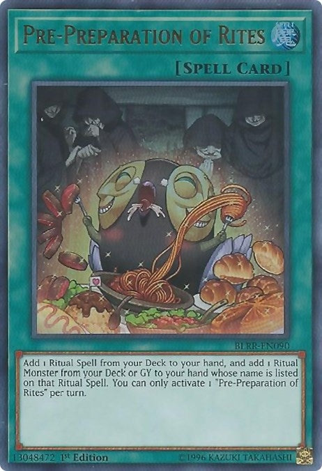 Pre Preparation of Rites (BLRR-EN090) [BLRR]