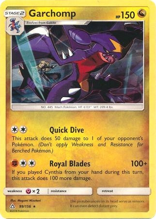 Garchomp - 99/156 (Cracked Ice Holo) (099/156) (Deck Exclusives)