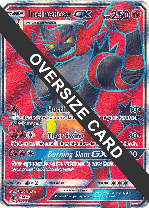 Incineroar GX SM38 SM Black Star Promo (SM38) [PR]