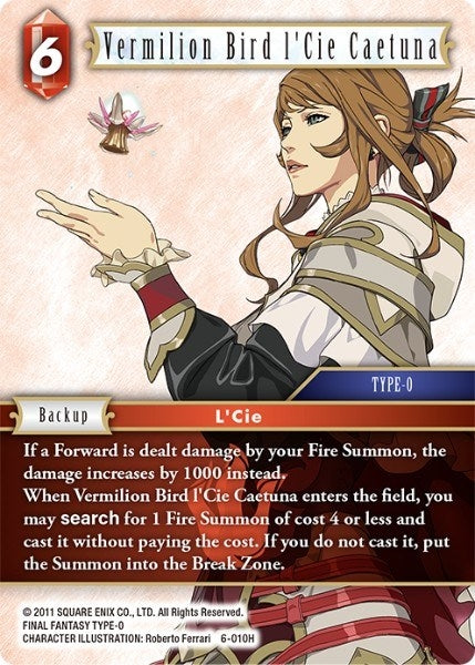 Vermilion Bird lCie Caetuna (6-010H) [OP6]