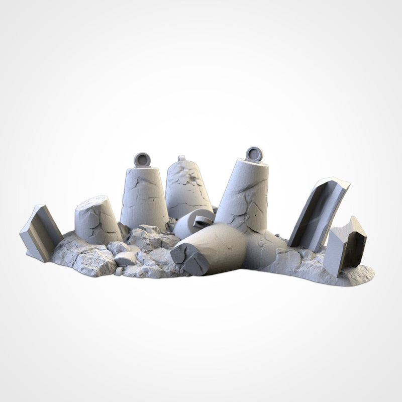 War Bunkers 3D printed terrain view 16