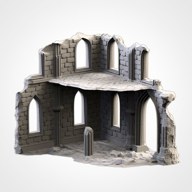 Temple Ruins 3D printed terrain view 16