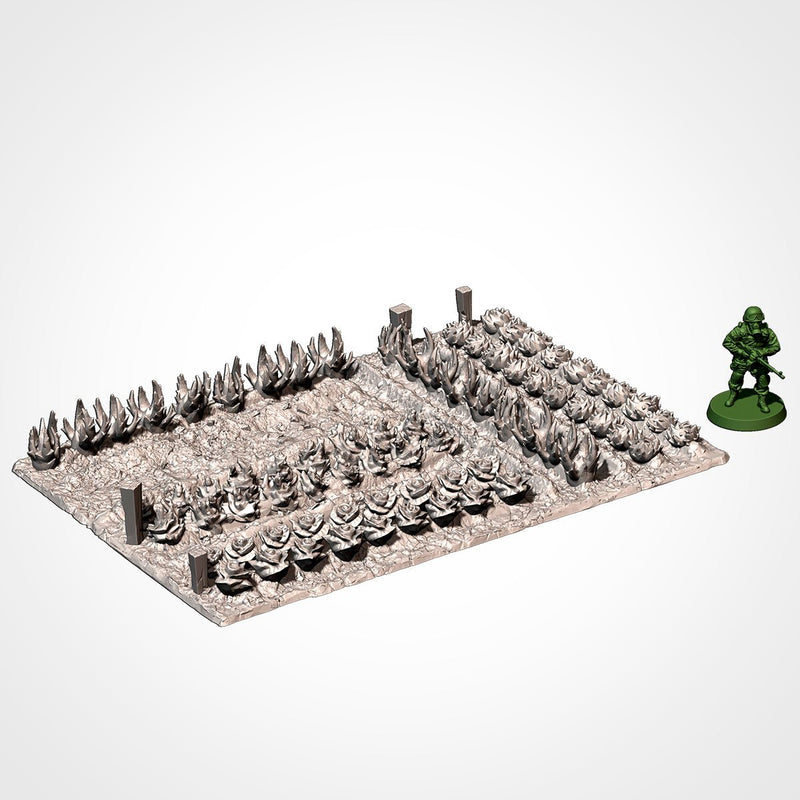 Crops 3D printed terrain view 16