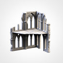 Cathedral Ruins 02 3D printed terrain view 16