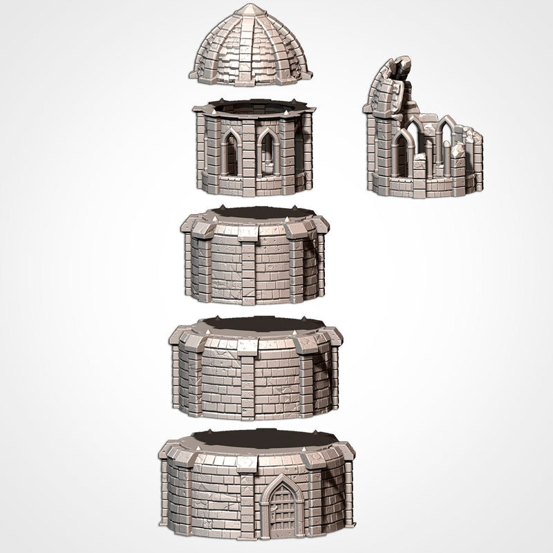 Middle Earth Town 3D printed terrain view 16