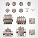 Modular Pipes 3D printed terrain view 16