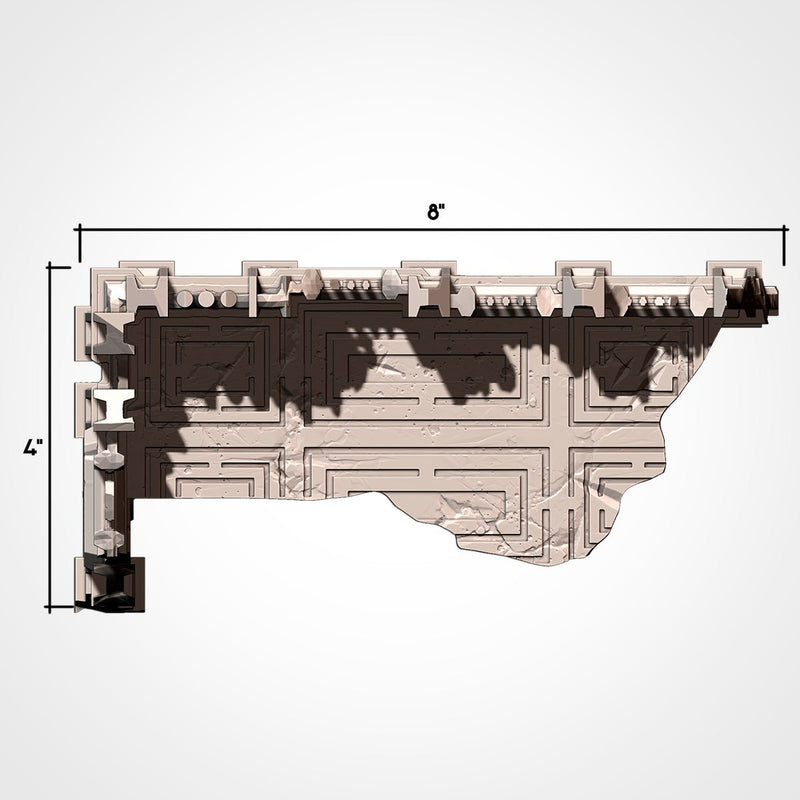 Industrial Ruins GW 10th 3D printed terrain view 16