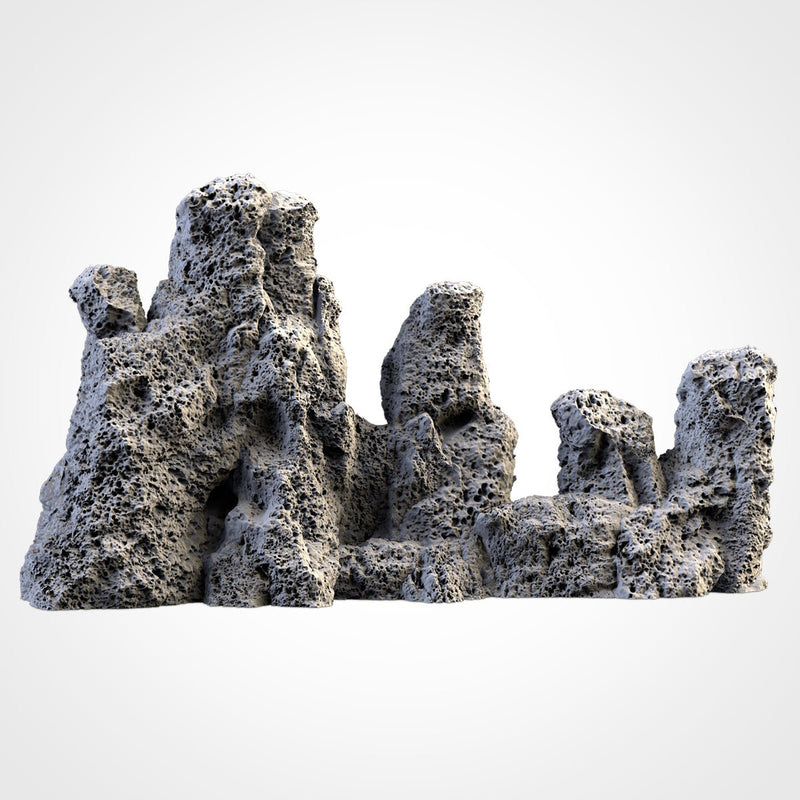 Volcanic Rocks 3D printed terrain view 16