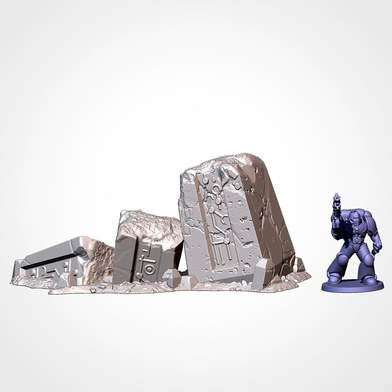 Xenos Monoliths 3D printed terrain view 16