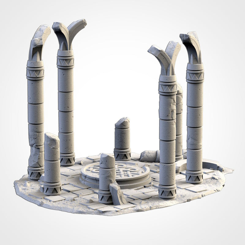 Ancient Civilization 3D printed terrain view 16