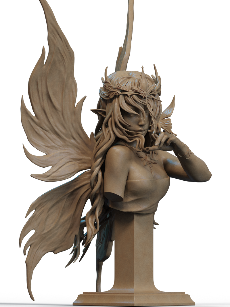 Divine Fairy Resin Bust - view 1