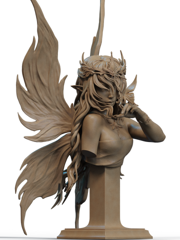 Divine Fairy Resin Bust - view 1