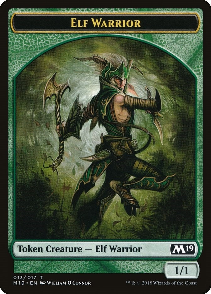 Elf Warrior Token (13) [M19]