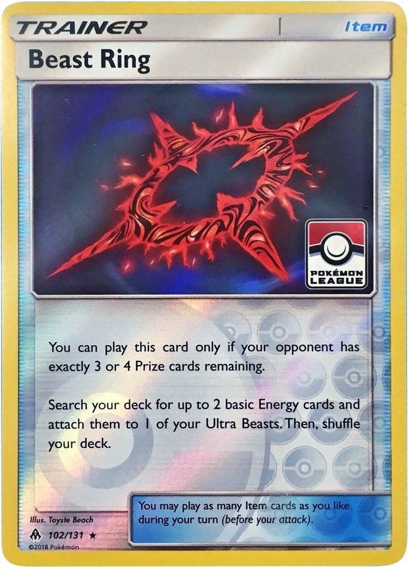 Beast Ring - 102/131 (Pokemon League) (102/131) (League & Championship Cards)