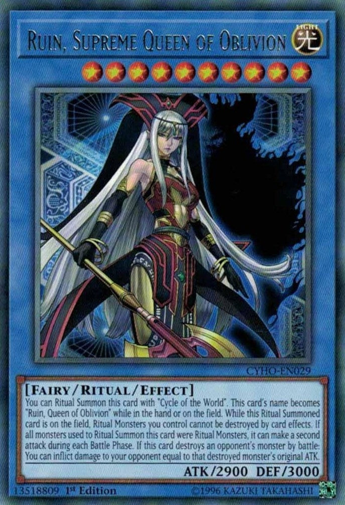 Ruin Supreme Queen of Oblivion (CYHO-EN029) [CYHO]